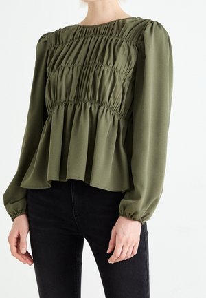 Blouse - khaki