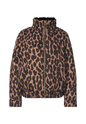 Street One Studio, JACKE MIT LEO-MUSTER UND FAKE FUR DETAILS - Veste mi-saison - honey brown