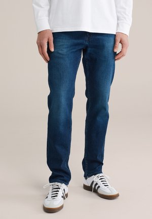 WE Fashion BLUE RIDGE - Slim fit -farkut - dark blue