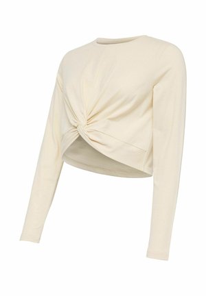 MAMALICIOUS, BLOUSE REGULAR FIT ROUND NECK TOP 2 IN 1 - Maglietta a manica lunga - birch