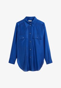 Selected, shiny blue