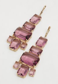 Lauren Ralph Lauren STONE CHANDELIER - Náušnice - pink/gold-coloured