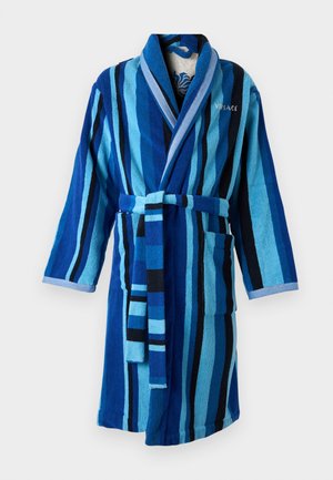 Versace STRIPED MEDUSA UNISEX - Župan - light blue/multi-coloured