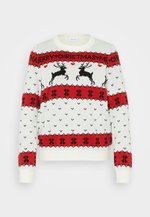 VILA VIMERRY CHRISTMAS - Jumper - cloud dancer/off-white - Zalando.de