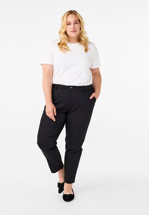 MIT HOHEM BUND UND GERADEM BEIN - Nohavice - black