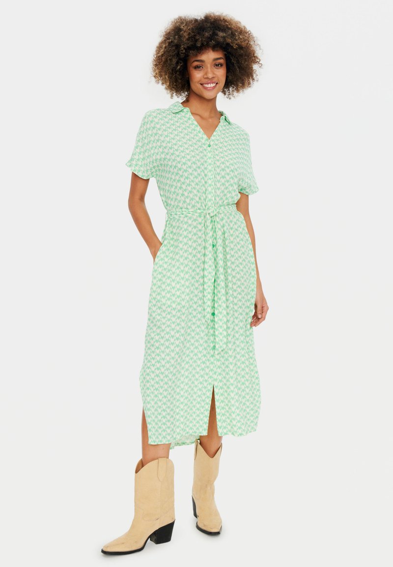 Saint Tropez - BLANCASZ - Blousejurk - zephyr green graphic, Vergroten