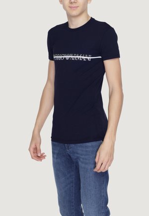 Emporio Armani Camiseta estampada - blue