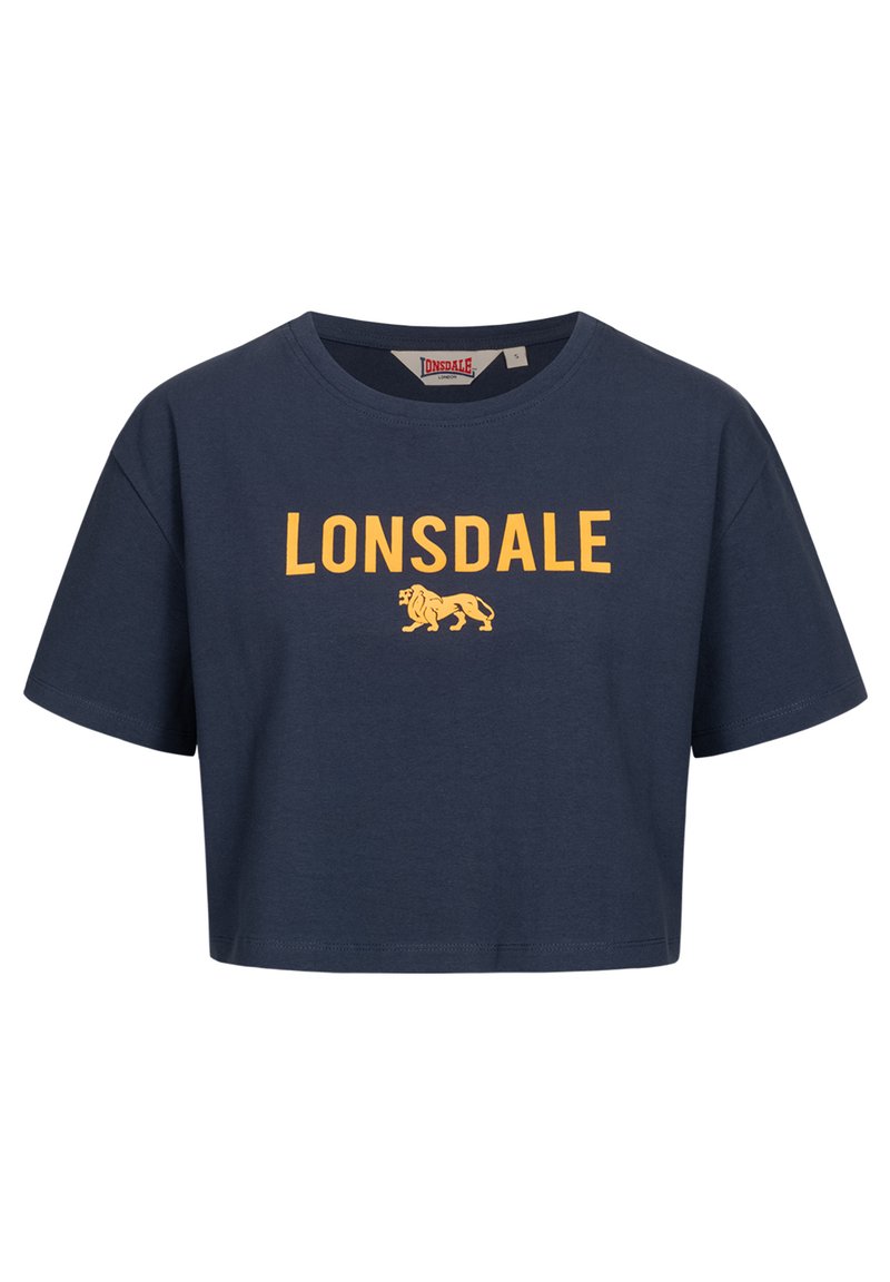 Lonsdale T-shirt print oranje