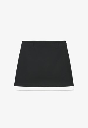 Calliope, GONNA TINTA UNITA - Minijupe - ultrablack