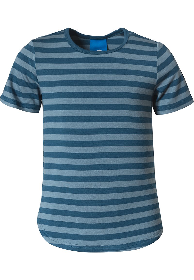 Finkid T-shirt print lichtblauw