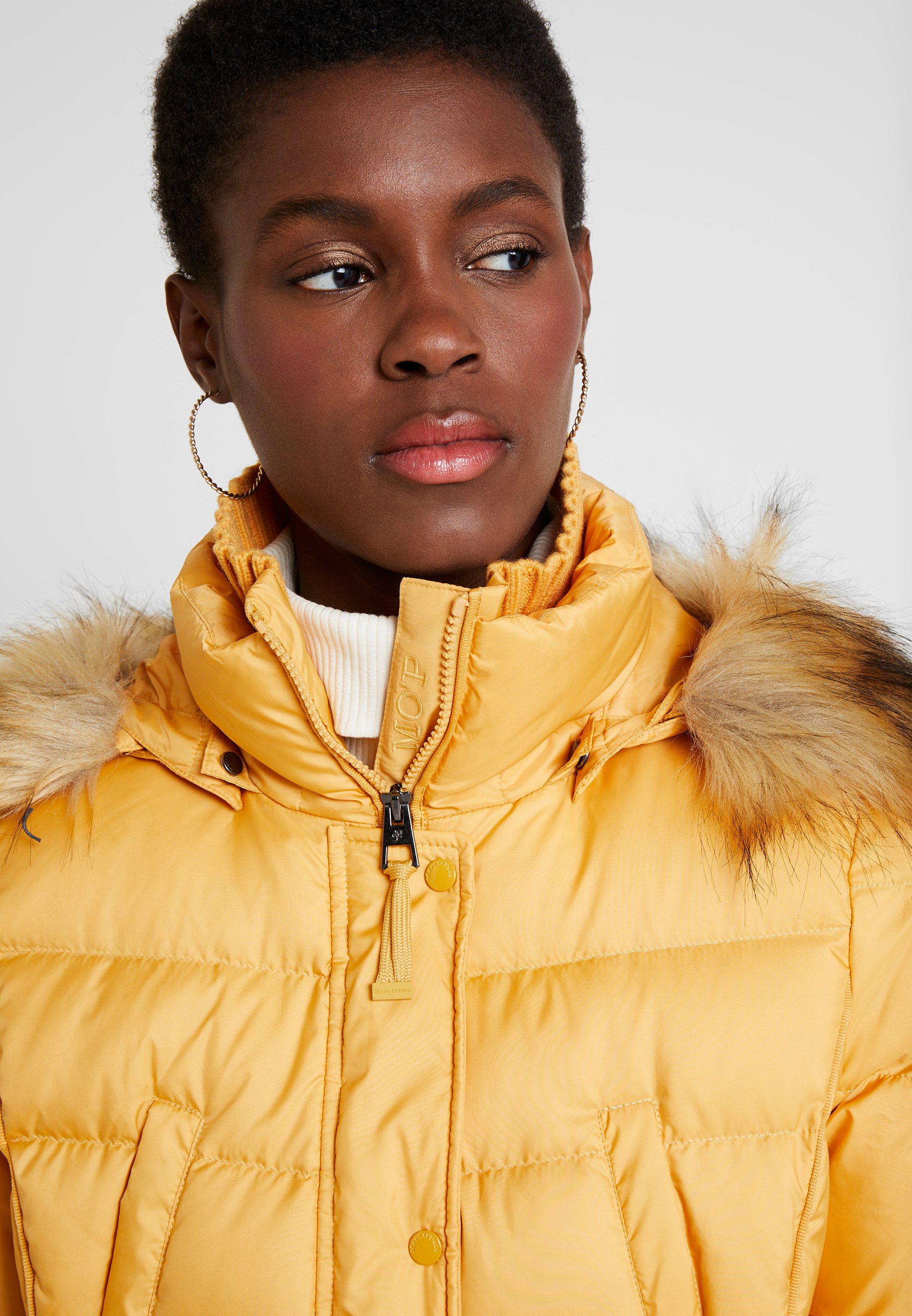Marc O'Polo COAT FILLED Dunkappa rock amber wheat Marc O'Polo Dunjacka amber wheat Zalando.se