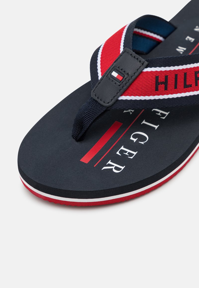 Tommy Hilfiger MARITIME BEACH - Sandalias dedo - desert marino -