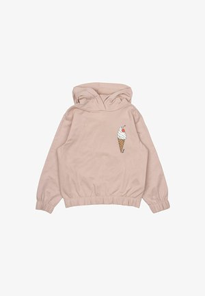 NOVELLA - Pulover s kapuco - adobe rose