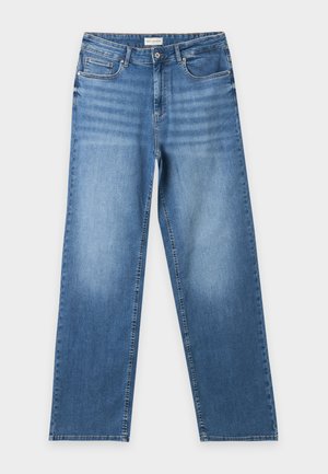 ONLY Carmakoma, CARWILLY - Wide leg - medium blue denim