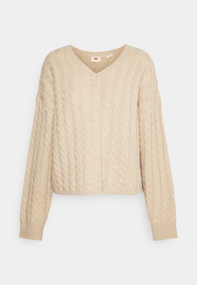 Levi's® RAE - Jumper - marled oatmeal/taupe - Zalando.co.uk