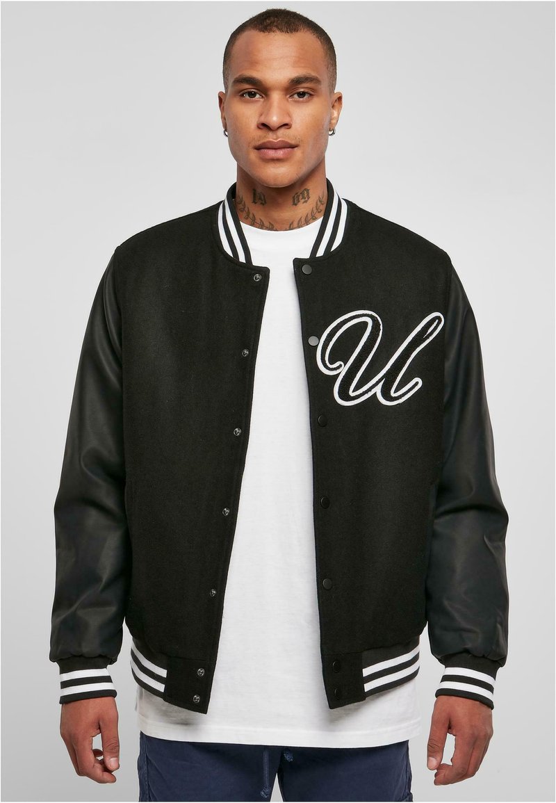 Urban Classics - BIG - Bomber stiliaus striukė - black, Padidinti