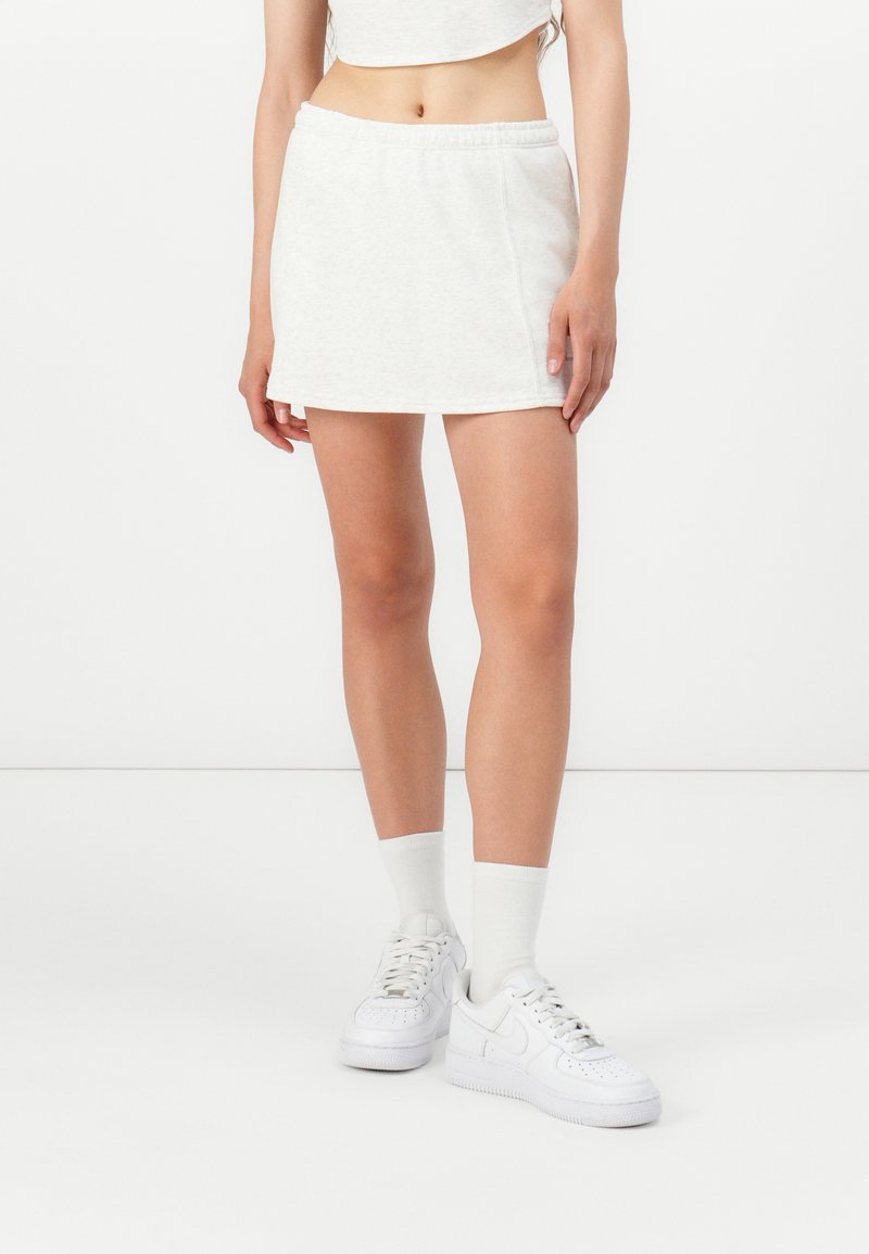 Nike Sportswear - MINI SKORT - Short - birch heather/(lt orewood brn), Agrandir
