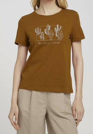 T-Shirt print - brown