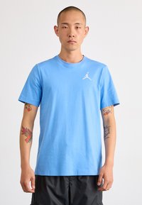 Jordan JUMPMAN CREW - Basic póló - legend blue/white