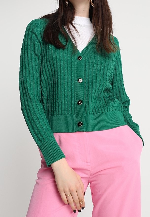 Baum und Pferdgarten Cardigan - green - (Pre-owned) - Zalando.ie