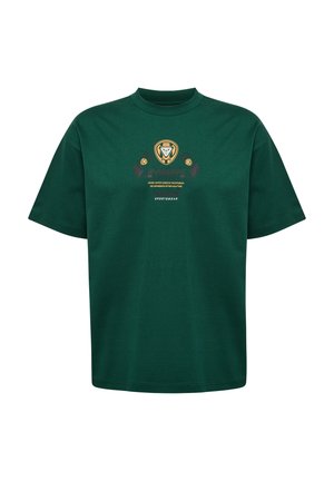 Hummel, HMLLOOSE UNISEX, ciemnozielony