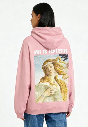 ART IS EXPENSIVE VENUS UNISEX - Felpa con cappuccio - pink