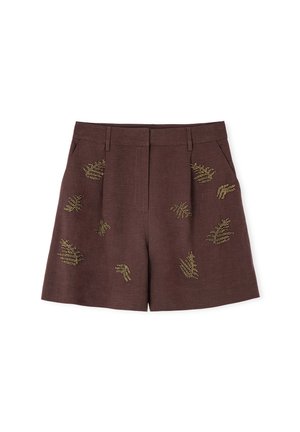 Ipekyol METAL BEAD EMBROIDERED - Short - brown