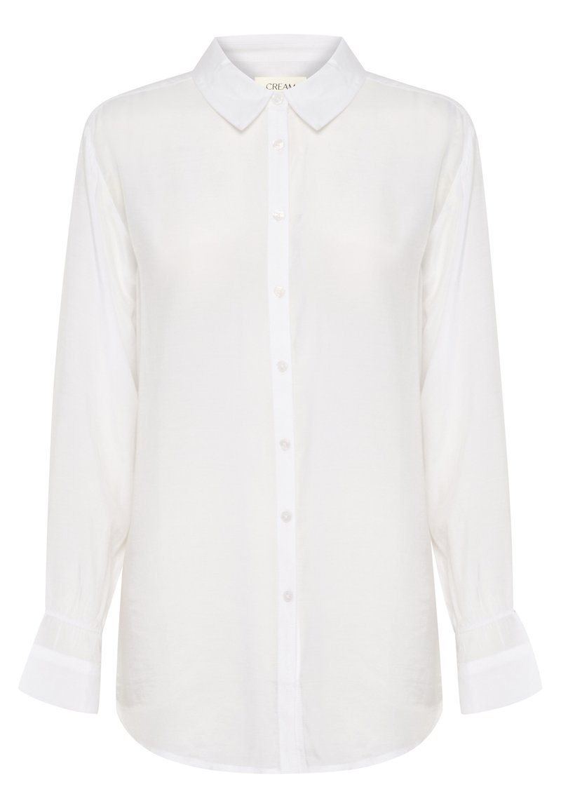 Cream Overhemdblouse wit