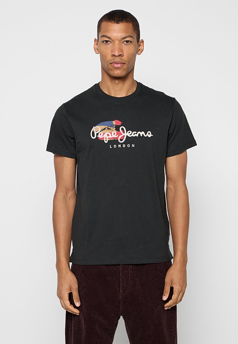 Pepe Jeans T-shirt print zwart