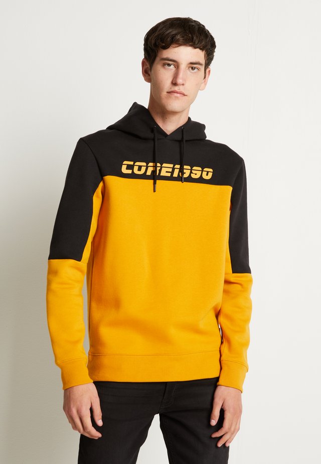 JCOASHER HOOD - Jersey con capucha - golden orange