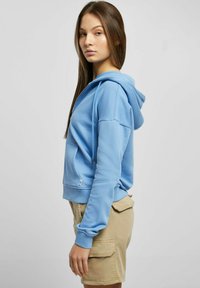 Urban Classics Majica s kapuljačom i patentnim zatvaračem - horizonblue