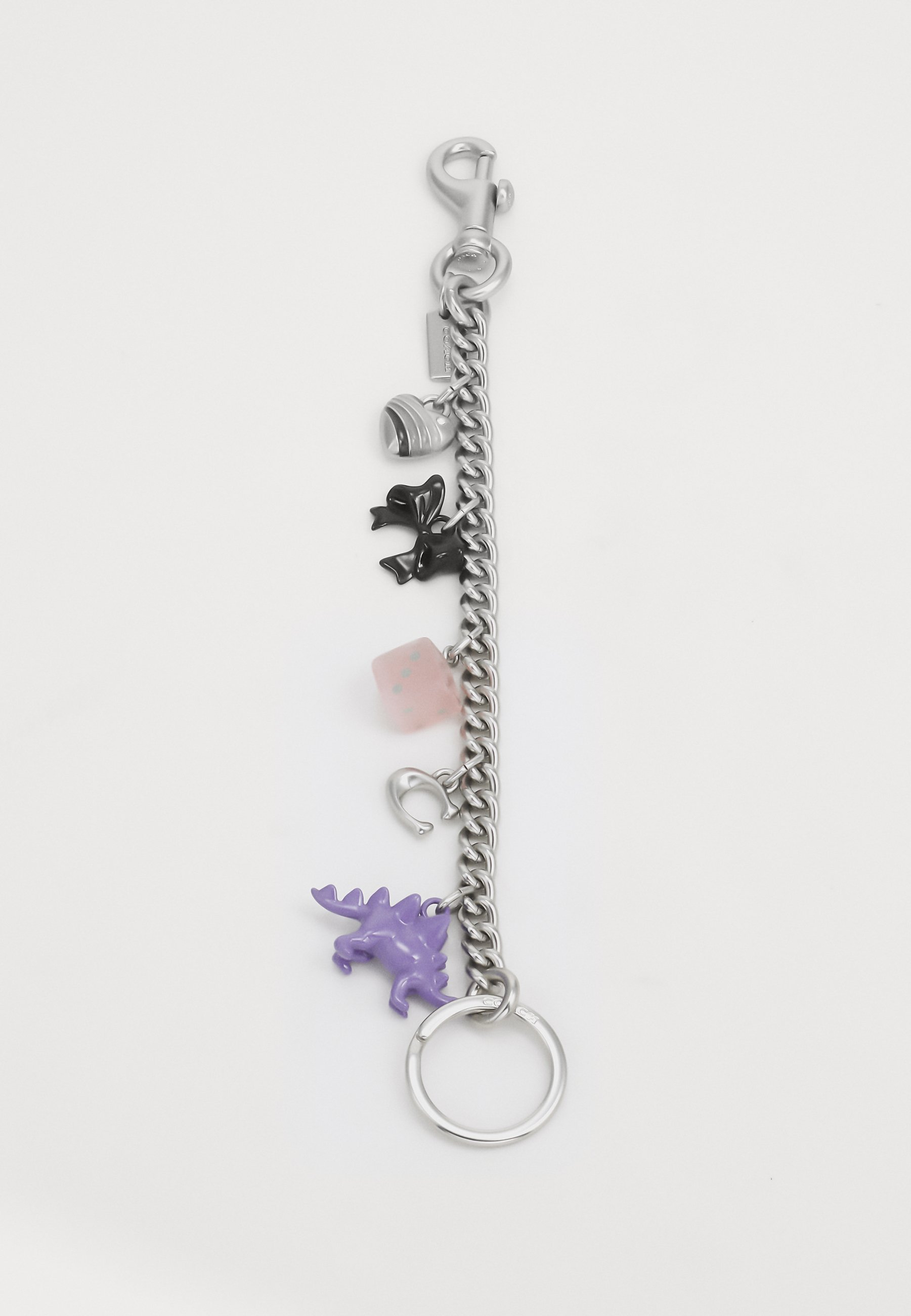 キーホルダー・キーリング Coach Motif Chain Keyring - Coach - Acetate - Multi COACH MOTIF CHAIN BAG CHARM - Keyring - multi/multi-coloured