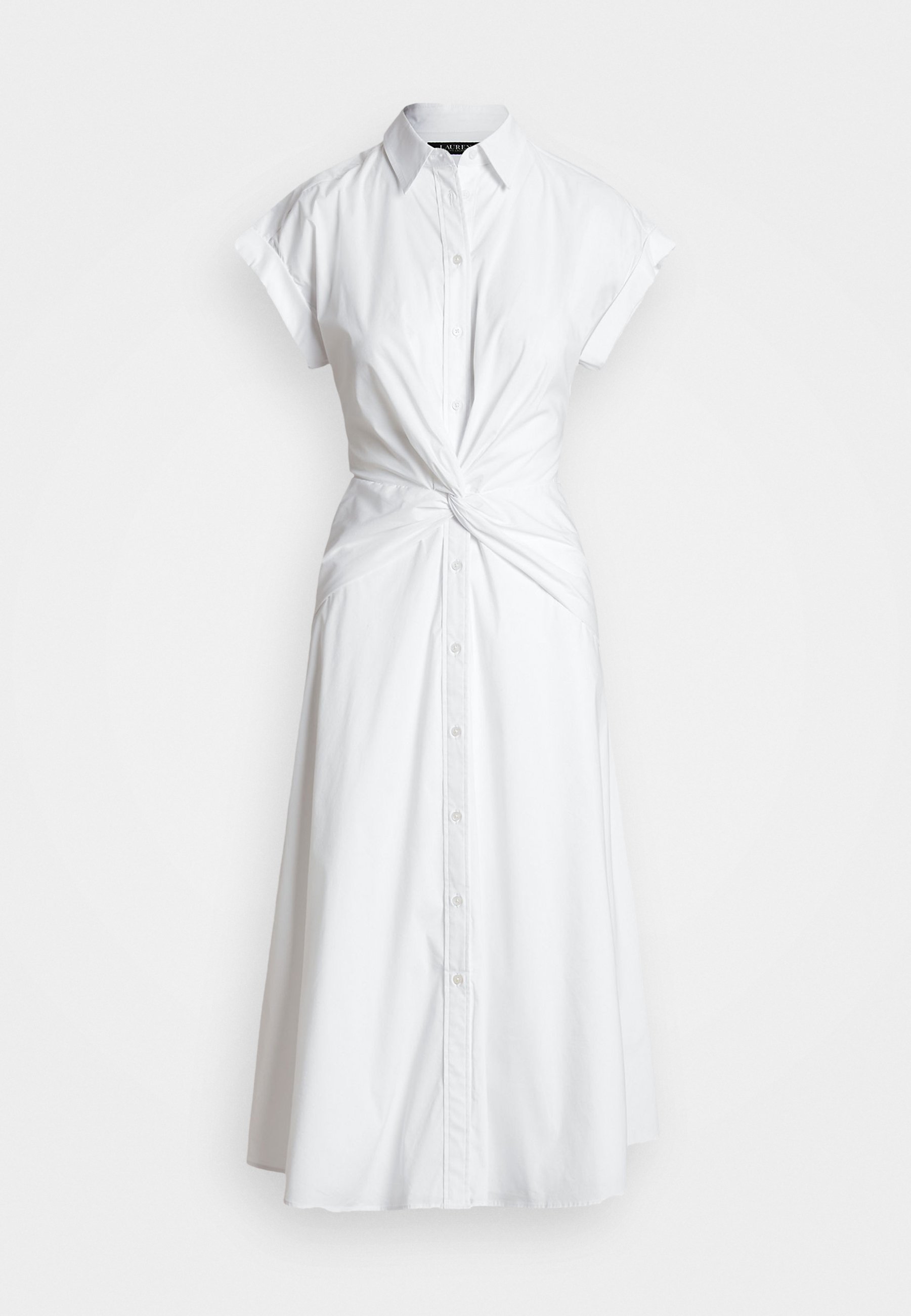 Lauren Ralph Lauren TWIST FRONT COTTON BLEND SHIRTDRESS Shirt