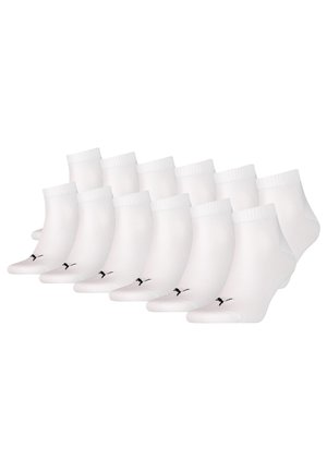 Puma UNISEX QUARTER 12ER PACK  ECOM LOGO - Socken - weiß