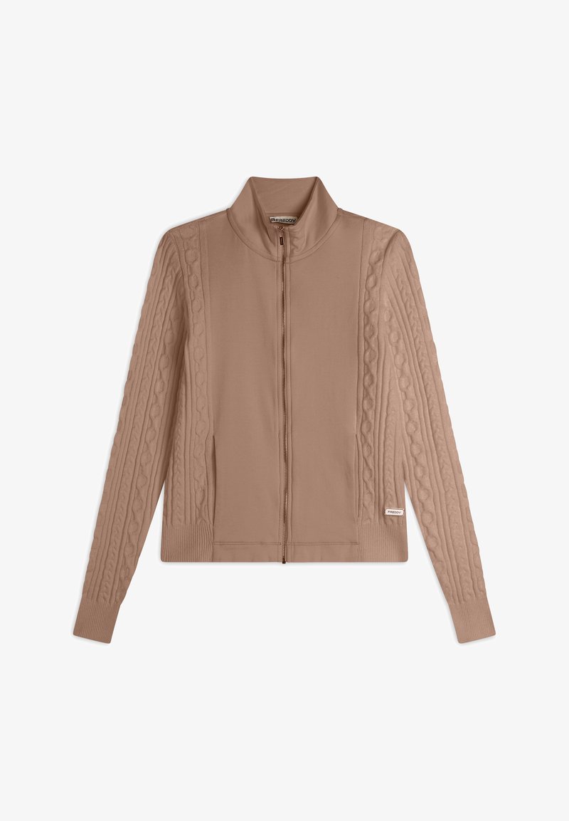 Freddy F4WINES - Felpa con zip - tawny birch