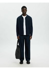 Selected Homme MIKE LIGHT LS  - Chaqueta de punto - sky captain