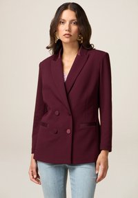 Oltre DOPPIOPETTO CON DETTAGLI IN - Blazer - bordeaux