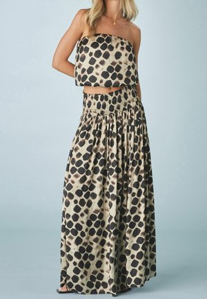 Faltenrock - gold-coloured