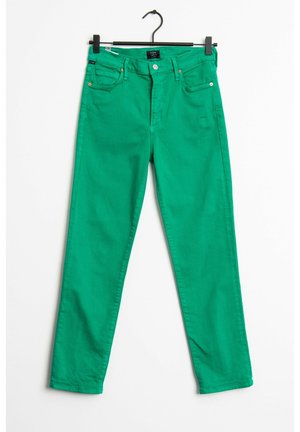 Straight leg -farkut - green