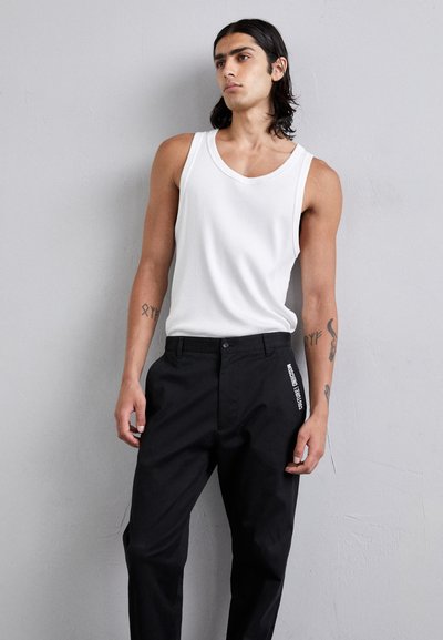 MOSCHINO PANTALONE - Stoffhose - fantasia nero