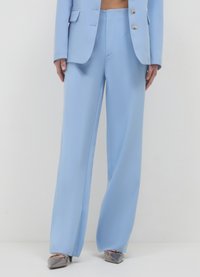 Calliope PALAZZO PINCES - Stoffhose - celeste