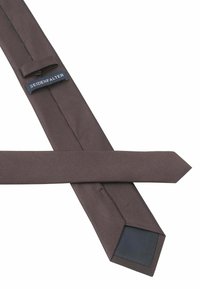 Seidenfalter Krawatte - dunkelbraun