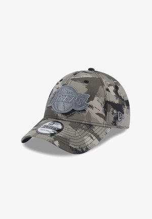 New Era LOS ANGELES LAKERS NBA PAINTED AOP 9FORTY ADJUSTABLE NE - Cap - schwarz