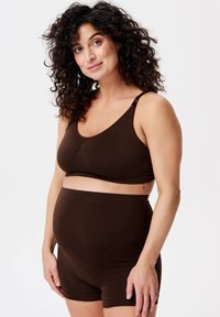 Noppies - NOPPIES MATERNITY ESSENTIALS SEAMLESS NURSING BRA HURA SENSIL® BREEZE - Top - coffee bean Imagen en miniatura 1