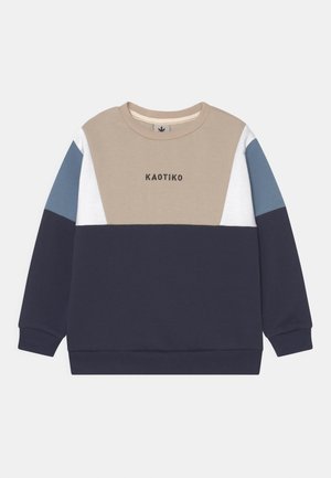 CREW ANSEL UNISEX - Sweatshirt - navy/beige/white/blue