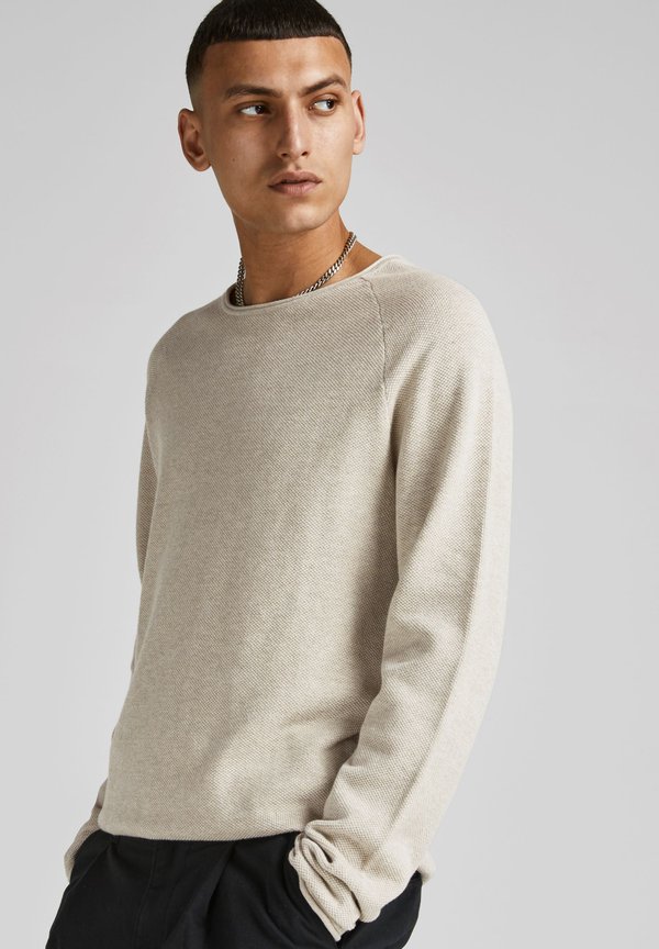 EHILL CREW NECK NOOS - Jumper - oatmeal melange4