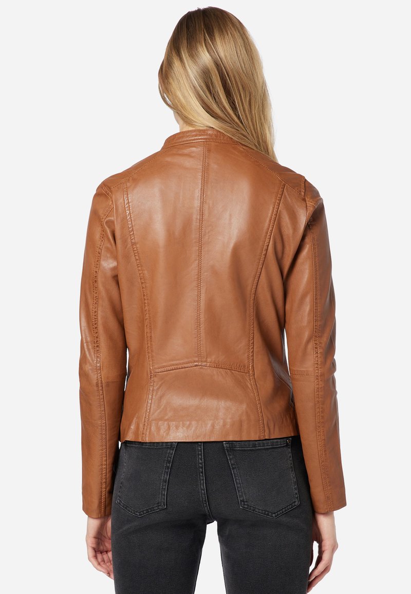 Damen Leichte Jacken | Ricano RYLEE Lederjacke cognac - MZ92738 Damen Leichte Jacken | Ricano RYLEE Lederjacke cognac - MZ92738