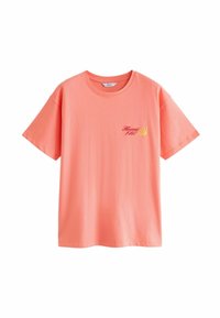 Next BACK GRAPHIC  - Triko s potiskem - coral pink
