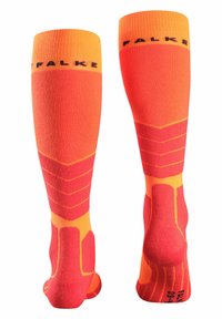 FALKE SK2 Skiing medium cushioning - Calzettoni - flash orange
