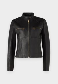 BIKER - Giacca di pelle - black